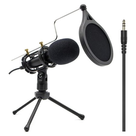 Condenser Recording Microphone 3.5mm Gaming